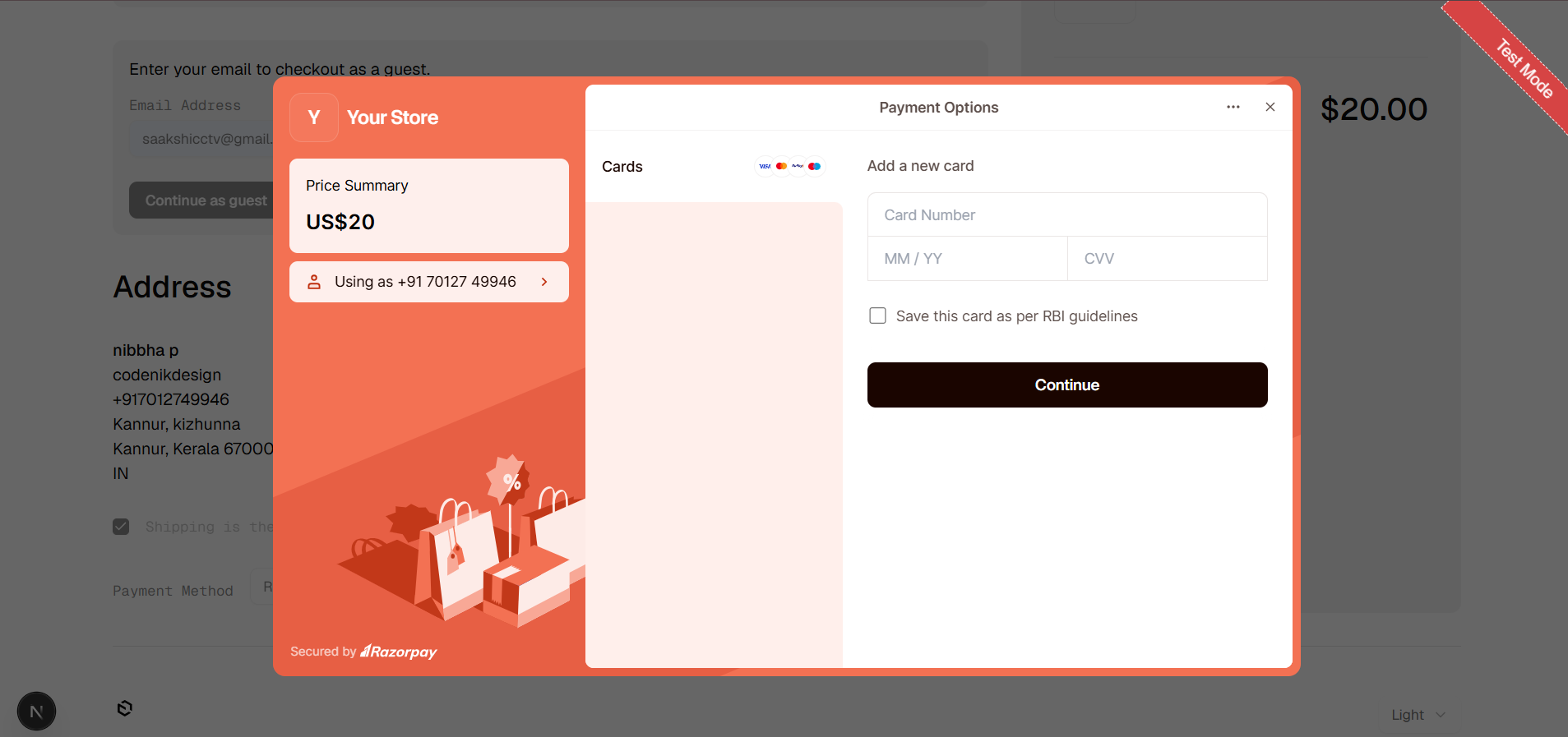 Payment Settings